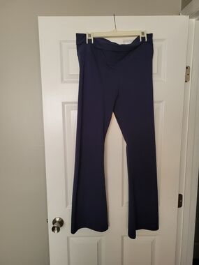 PINK Victoria's Secret Dark Navy Flare Leggings